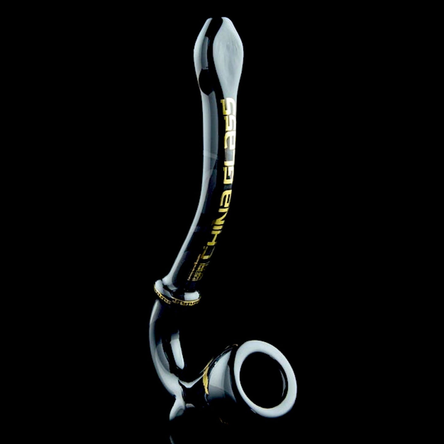 The China Glass Imperial Standing Sherlock Pipe