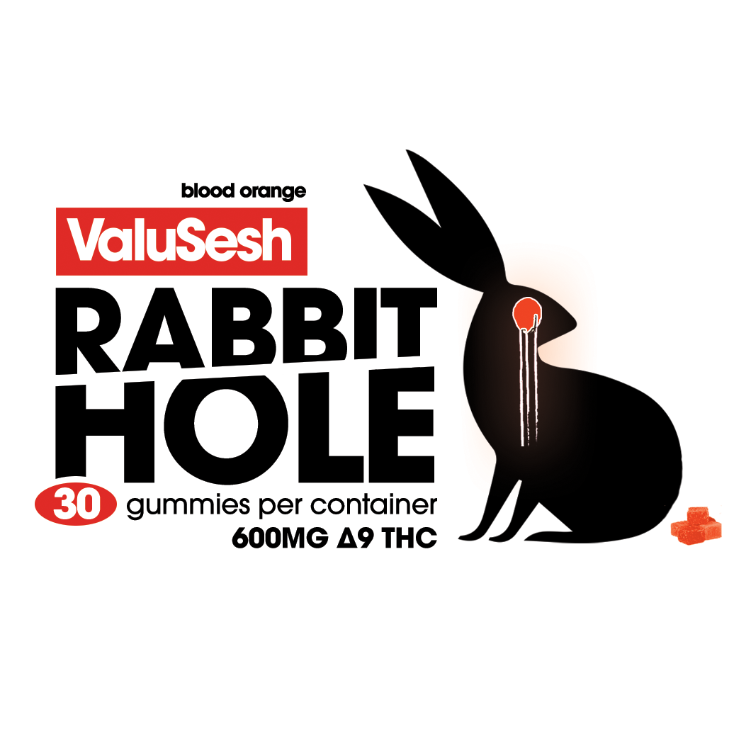 Blood Orange Rabbit Hole Delta-9 Gummies 600mg (30ct 20mg)