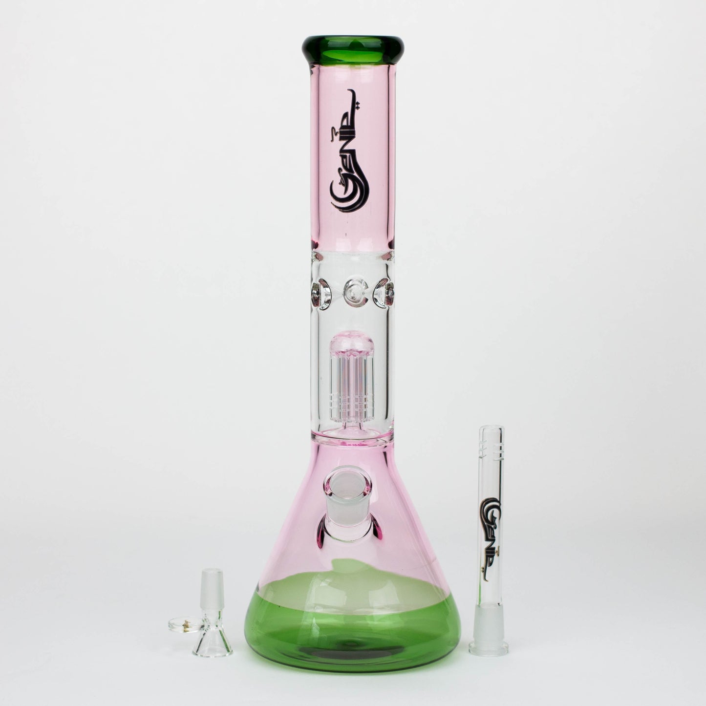 14.5" Genie-Tree arms two tone glass water bong ( ST11 )_1
