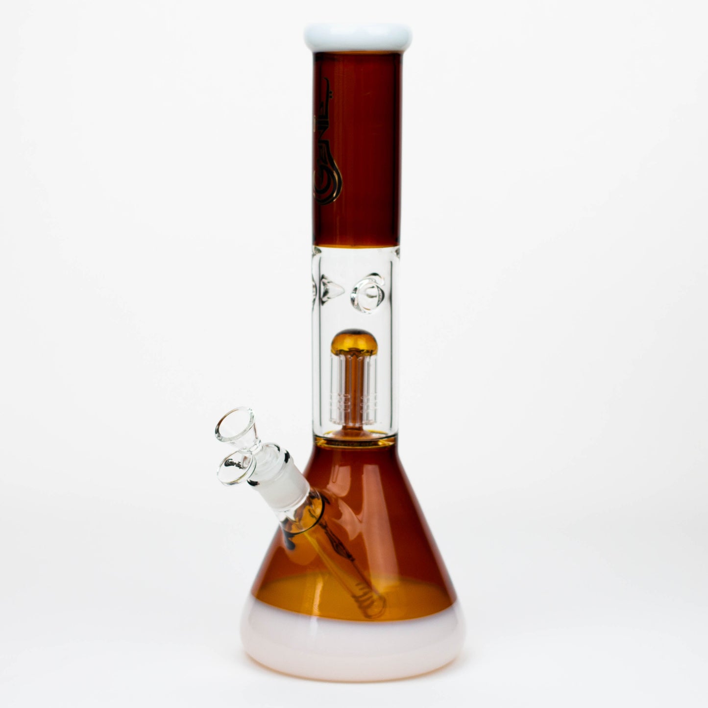 14.5" Genie-Tree arms two tone glass water bong ( ST11 )_8