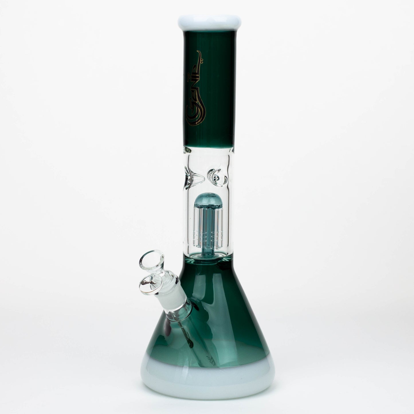 14.5" Genie-Tree arms two tone glass water bong ( ST11 )_11