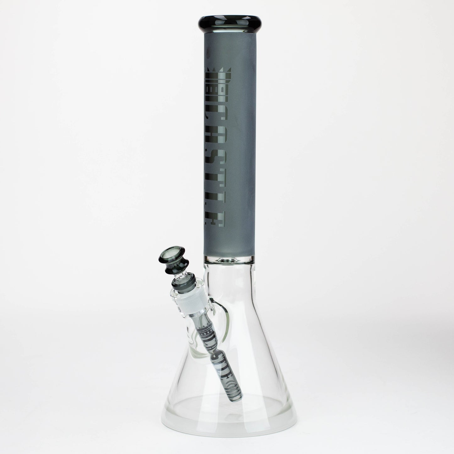Castle Glassworks | 16" Frosted Tube Beaker Bong_3