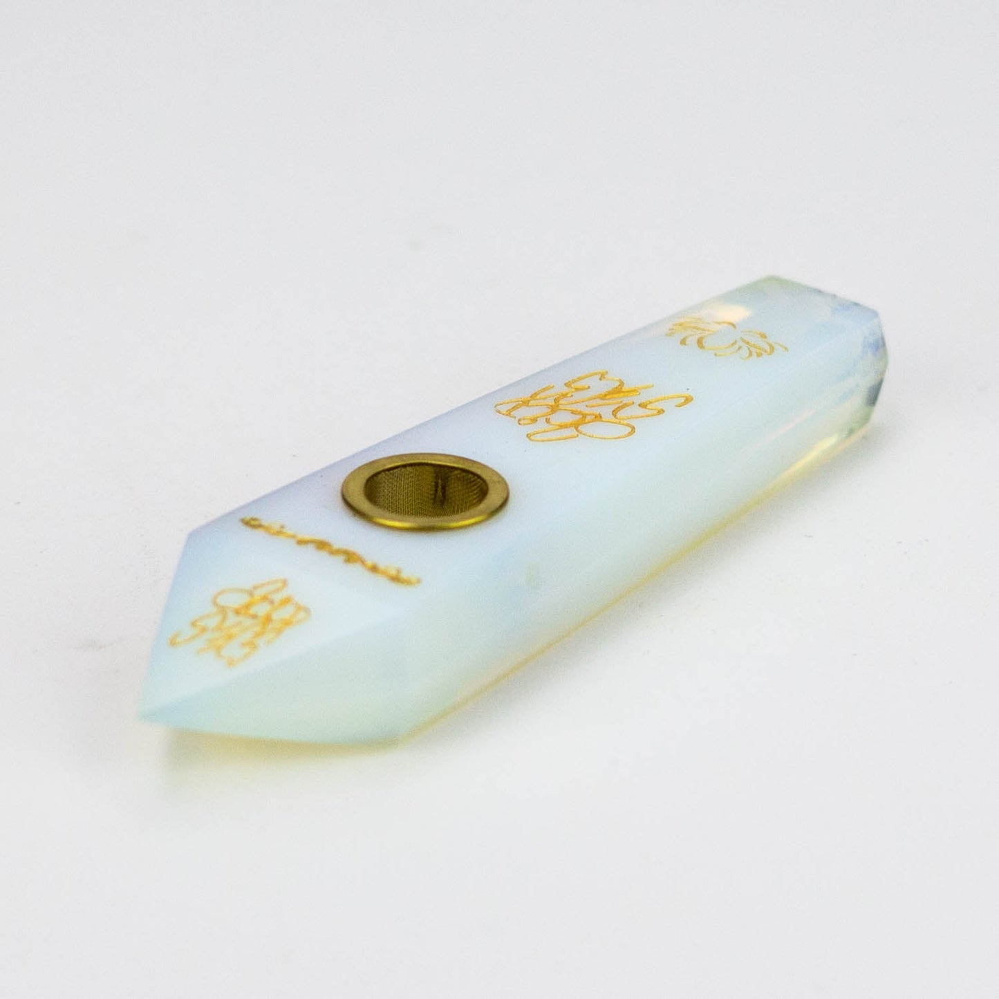 Acid Secs | Custom Golden Engraving Pipe with Choke_4