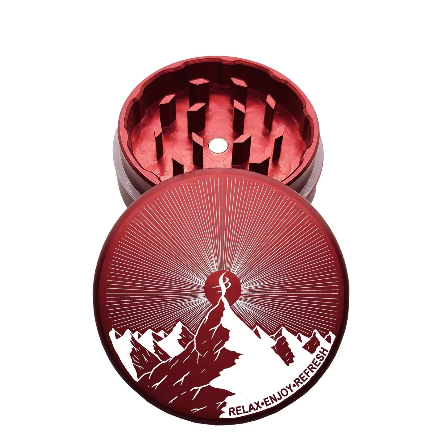 4SCORE®️ x Tahoe Grinder Co. USA made 2 PCS Herb Grinder - Limited Edition_4