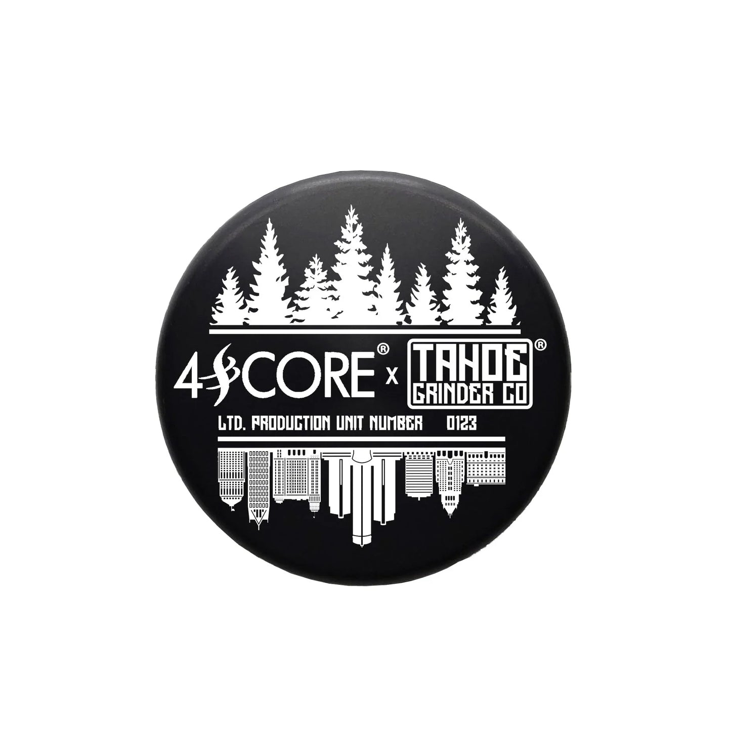 4SCORE®️ x Tahoe Grinder Co. USA made 2 PCS Herb Grinder - Limited Edition_6