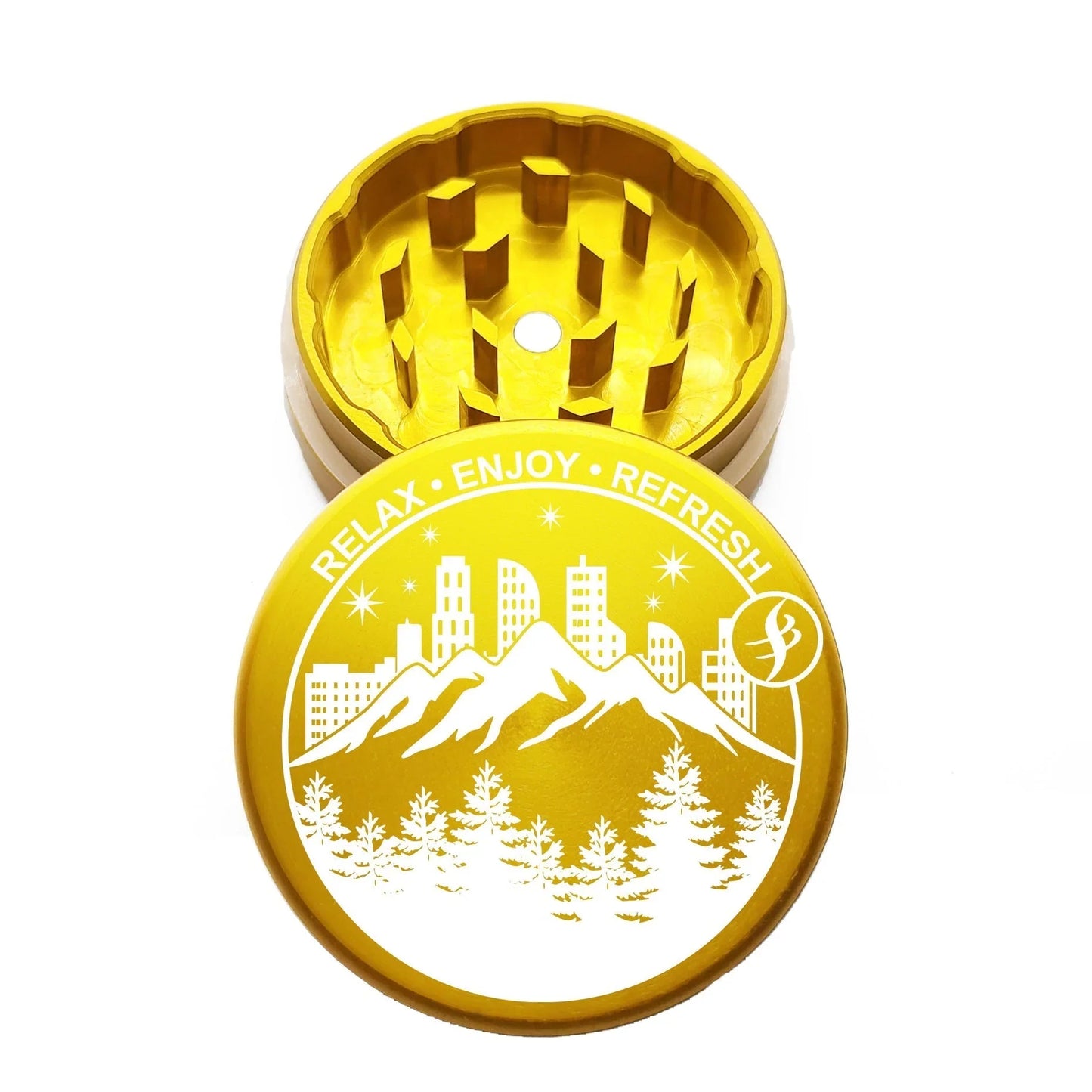 4SCORE®️ x Tahoe Grinder Co. USA made 2 PCS Herb Grinder - Limited Edition_1