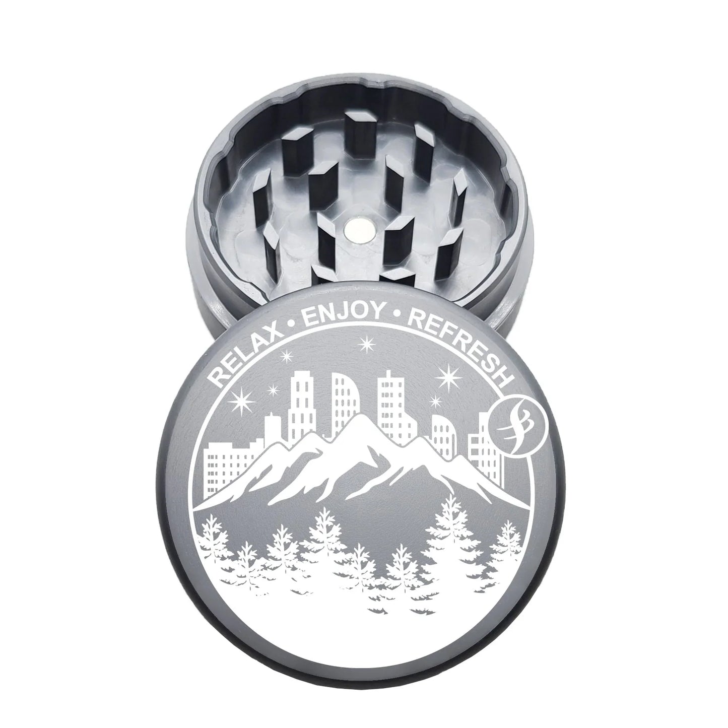 4SCORE®️ x Tahoe Grinder Co. USA made 2 PCS Herb Grinder - Limited Edition_3