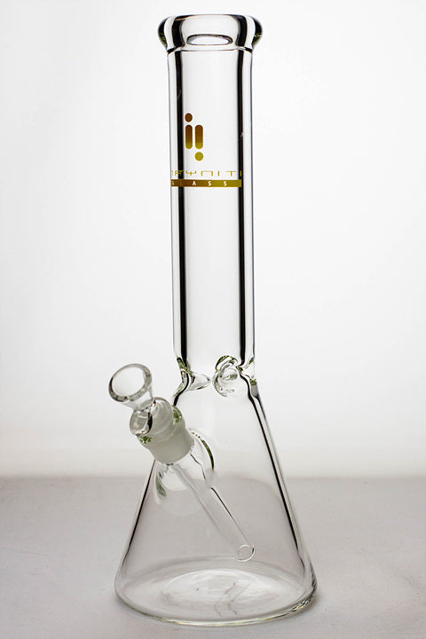 14" infyniti 9 mm beaker glass water bong_0