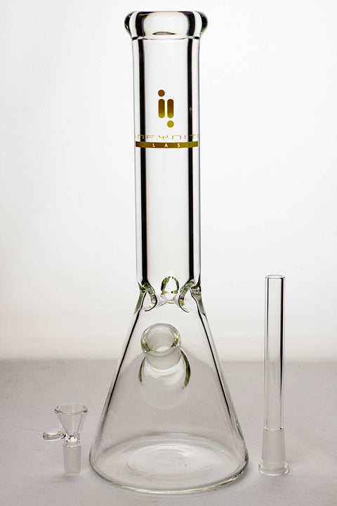 14" infyniti 9 mm beaker glass water bong_7