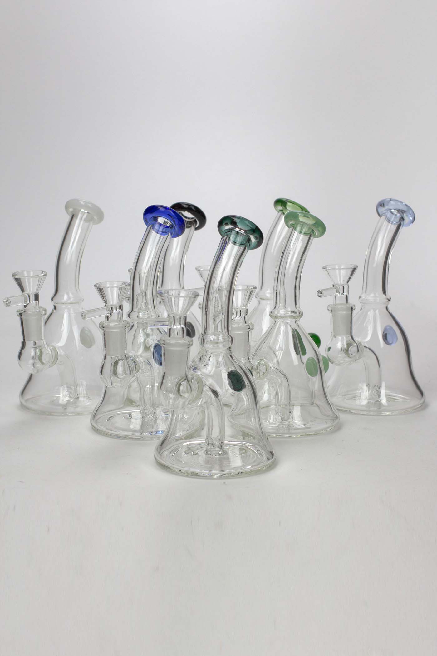 6" 2-in-1 fixed 3 hole diffuser bell bubbler_11
