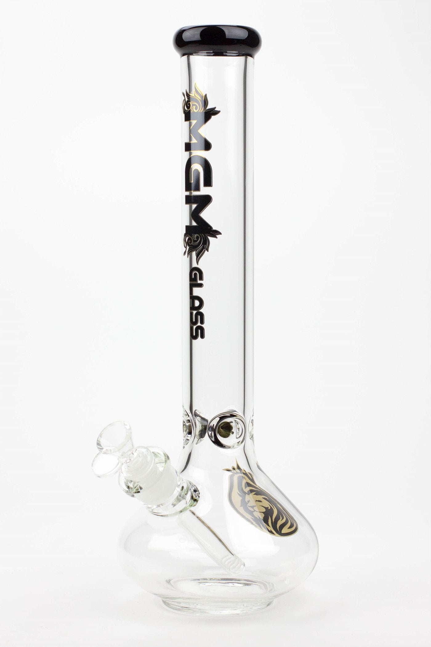 16" glass / 7 mm / rounded base water bong_0