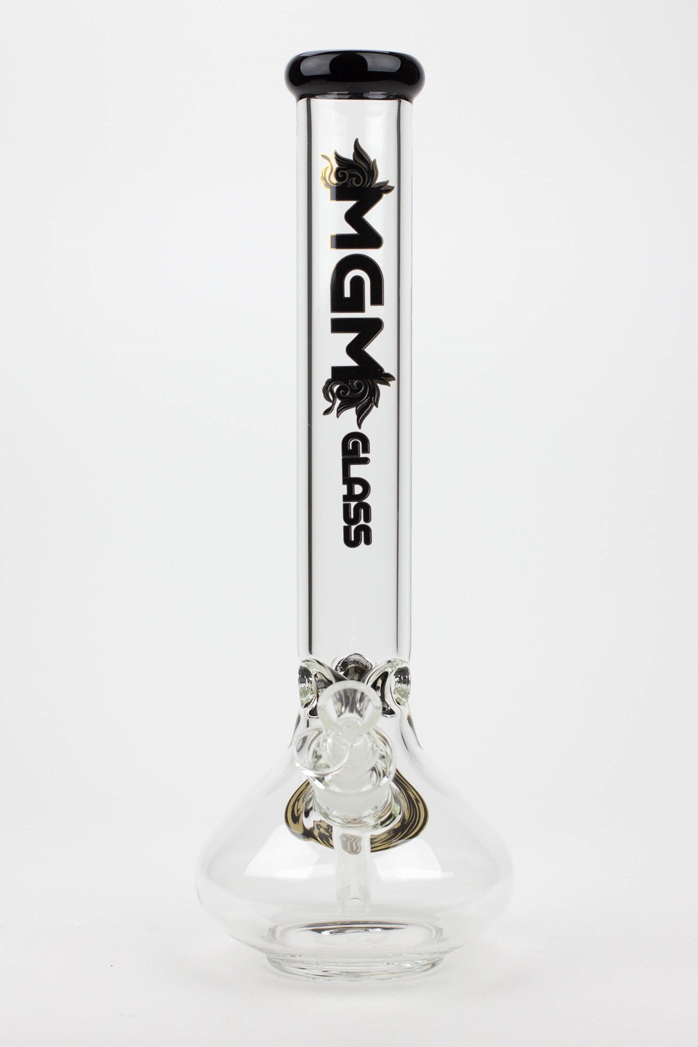 16" glass / 7 mm / rounded base water bong_3