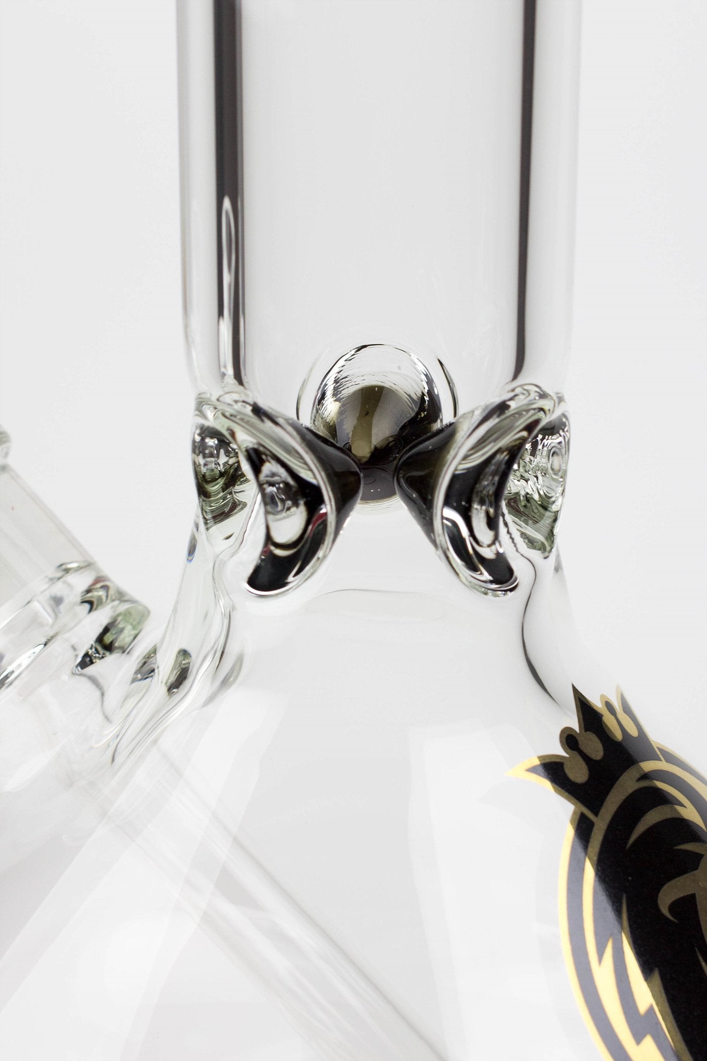 16" glass / 7 mm / rounded base water bong_5