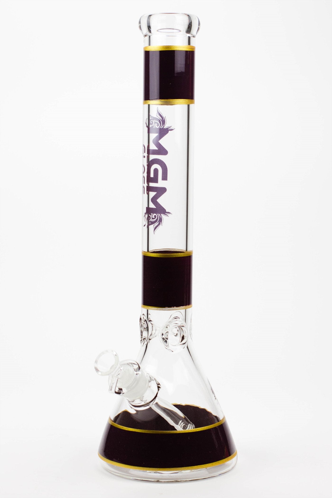 18" glass / 7 mm / beaker glass water bong_7