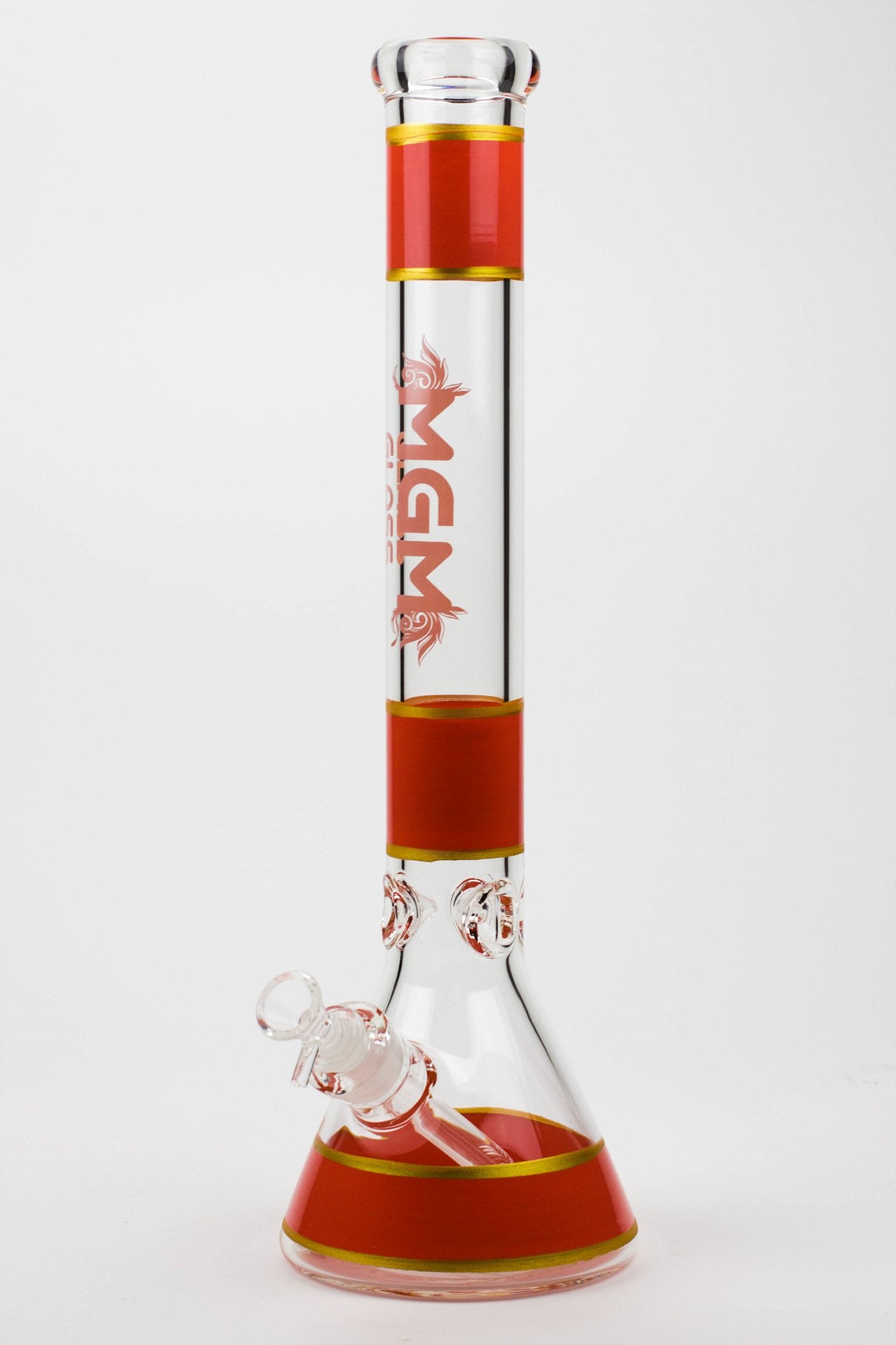 18" glass / 7 mm / beaker glass water bong_8