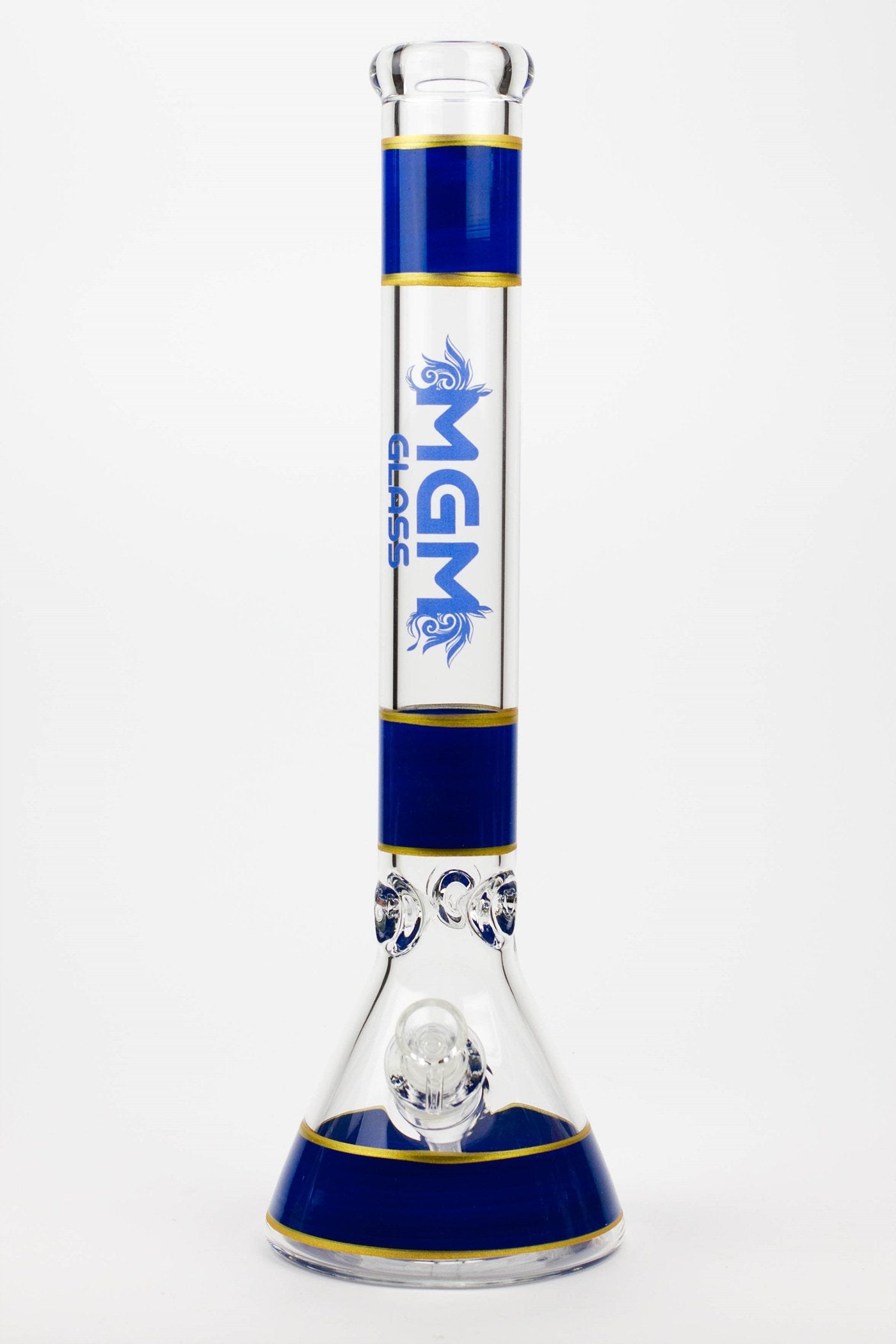 18" glass / 7 mm / beaker glass water bong_10