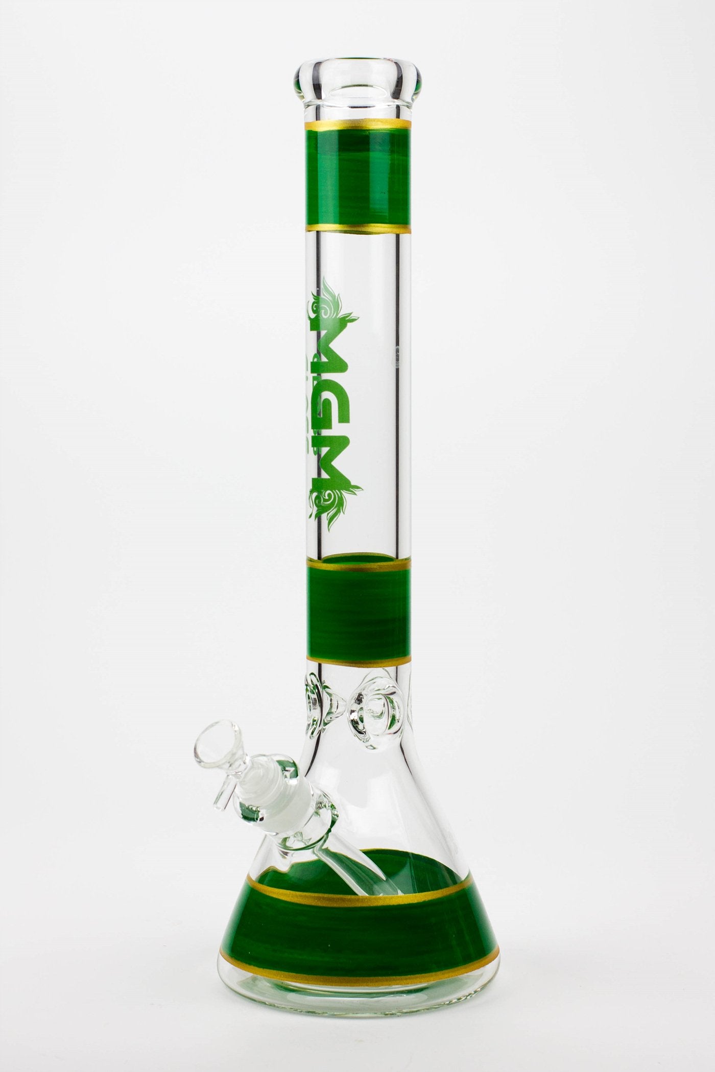 18" glass / 7 mm / beaker glass water bong_6