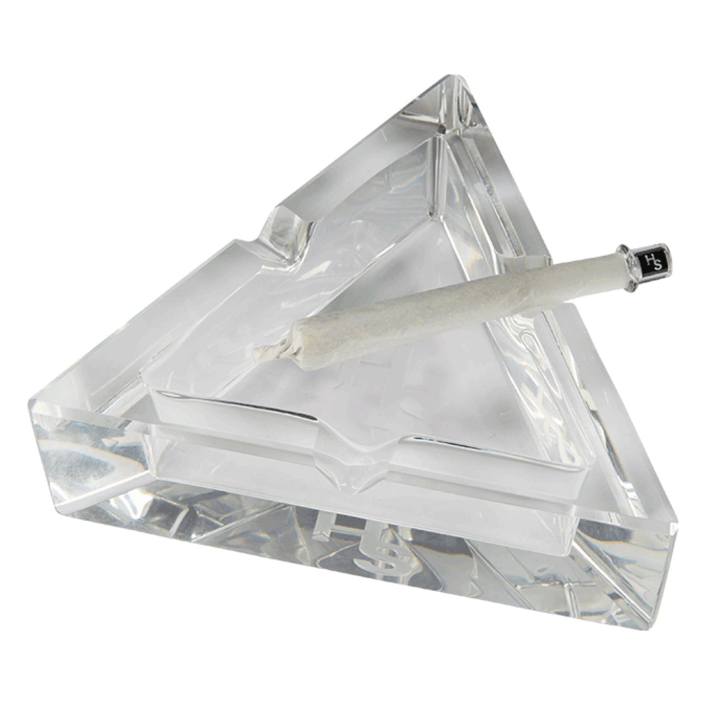 Higher Standards Crystal Glass Ashtray