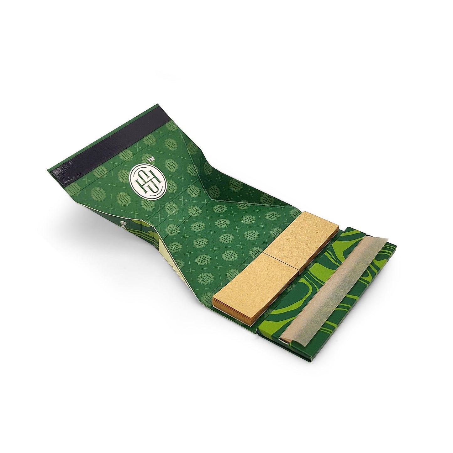 High Society Primo 1.25" Organic Hemp Rolling Papers w/ Crutches (Box of 22 Packs)
