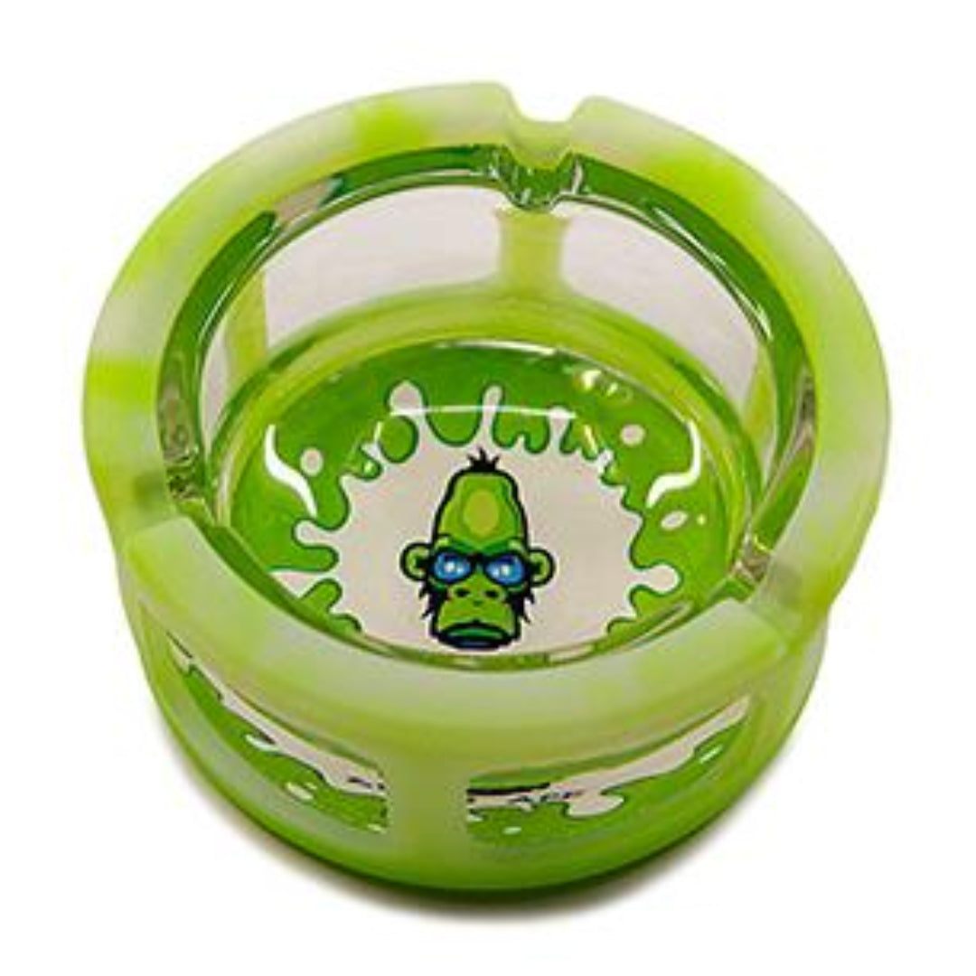 Space King Glass Ashtray w. Silicone Sleeve
