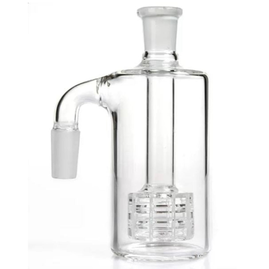 CaliConnected Clear Glass Matrix Perc Ashcatcher (Multi-Size/Angle)