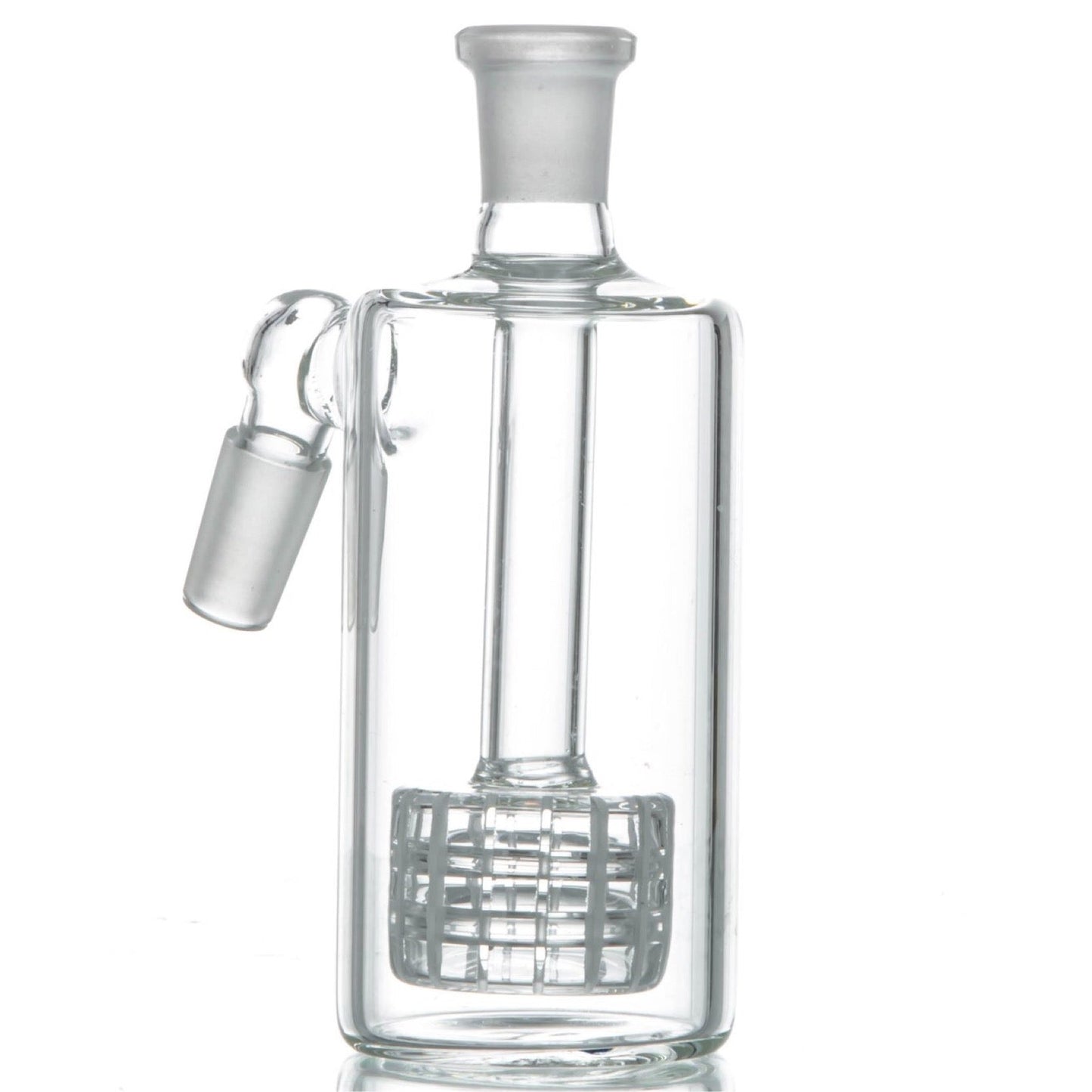 CaliConnected Clear Glass Matrix Perc Ashcatcher (Multi-Size/Angle)
