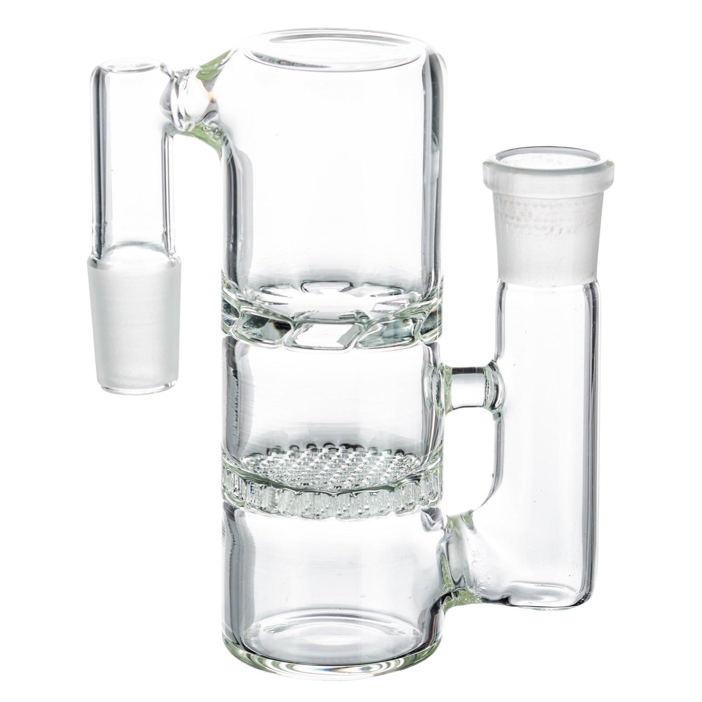 Honeycomb Perc to Turbine Perc Barrel Ashcatcher (Multi-Size/Angle)