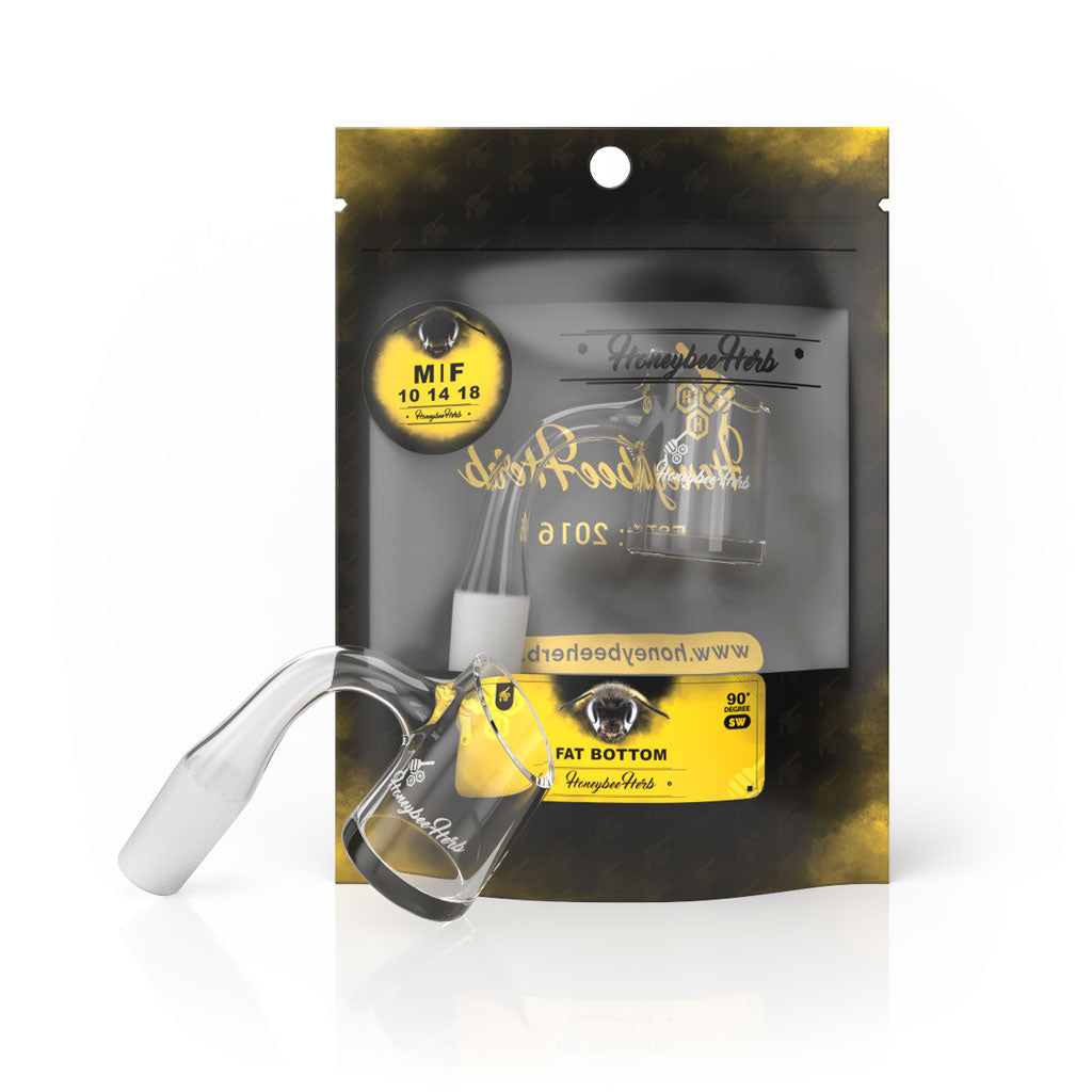 Honeybee Herb Black Line Quartz Bangers - All Joint Options