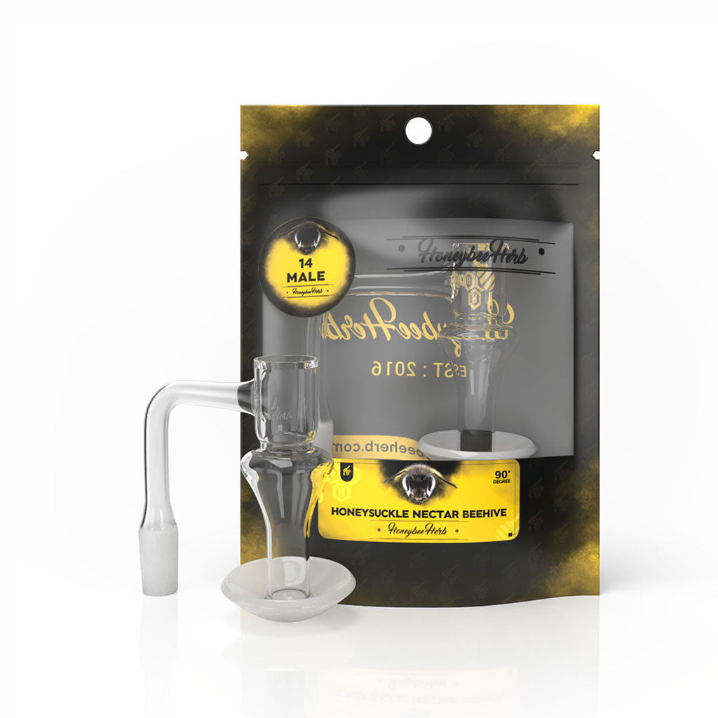 Honeybee Herb Black Line Quartz Bangers - All Joint Options