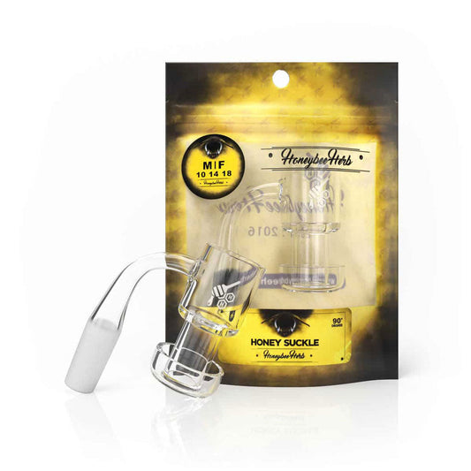 Honeybee Herb YL Quartz Bangers (14/18mm, 90° Angle)