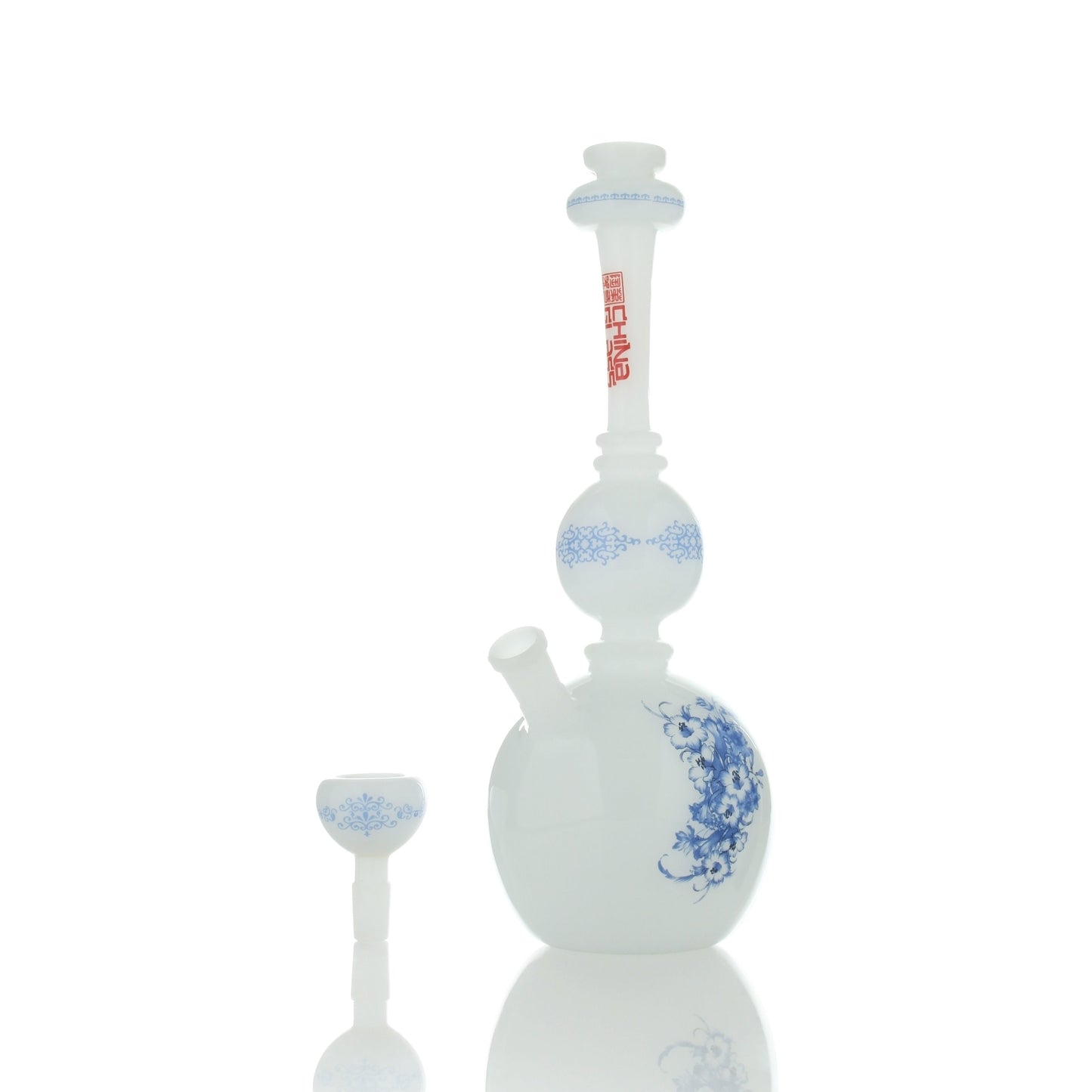 The China Glass "Tang" Dynasty Vase - 11” Water Pipe
