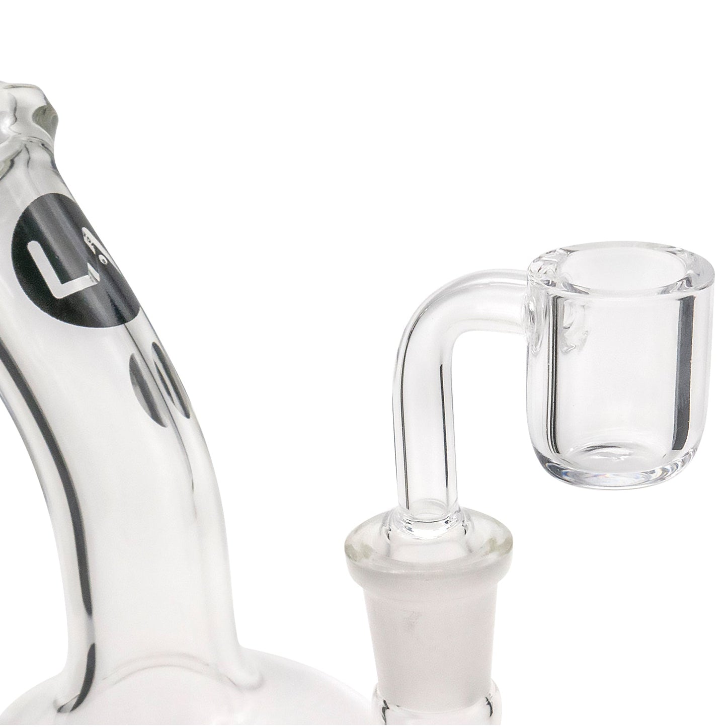 LA Pipes 7” Heavy Glass Mini Pedestal Dab Rig