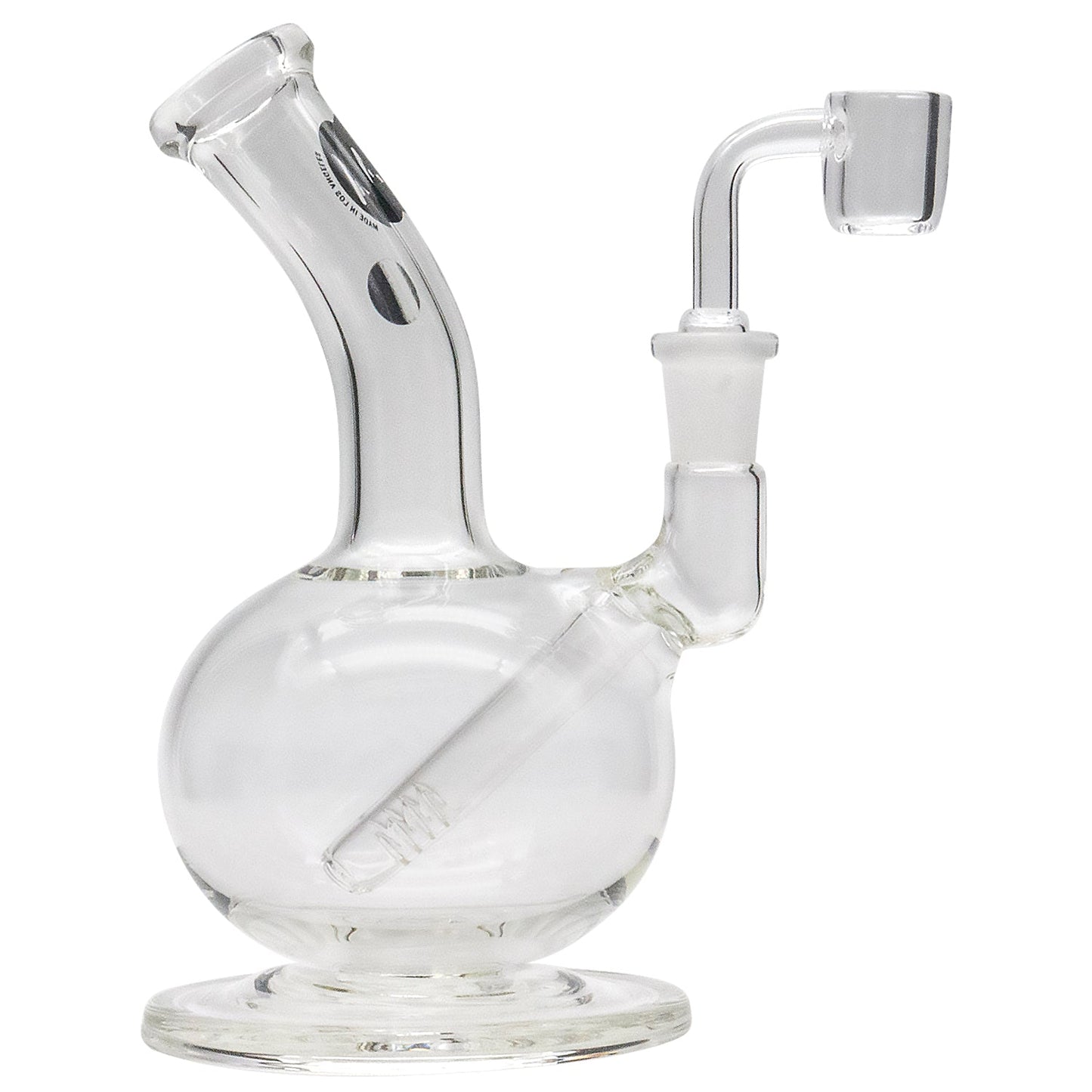 LA Pipes 7” Heavy Glass Mini Pedestal Dab Rig