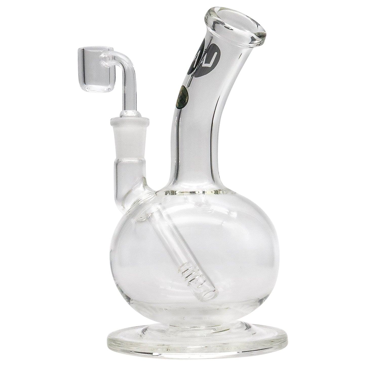 LA Pipes 7” Heavy Glass Mini Pedestal Dab Rig