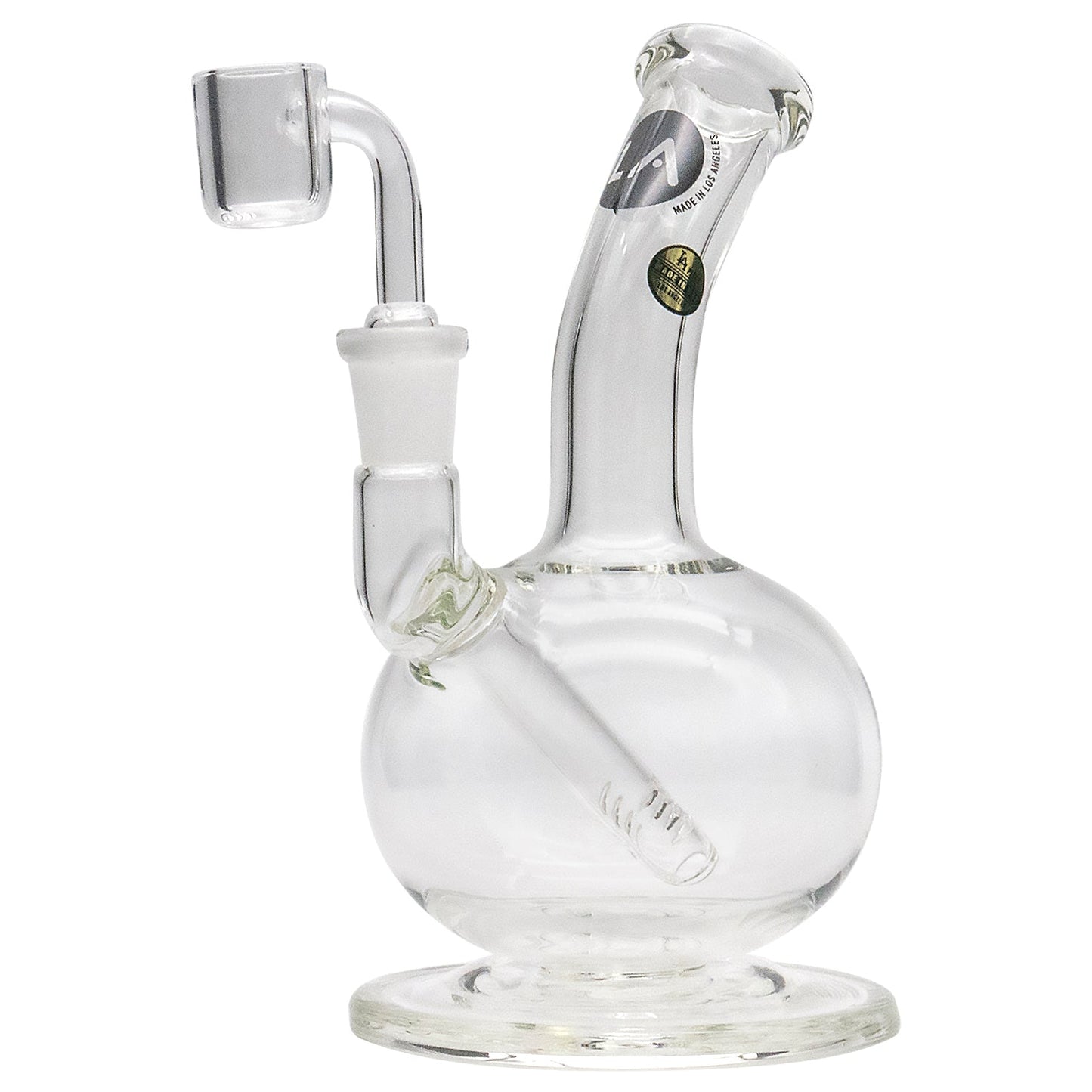LA Pipes 7” Heavy Glass Mini Pedestal Dab Rig