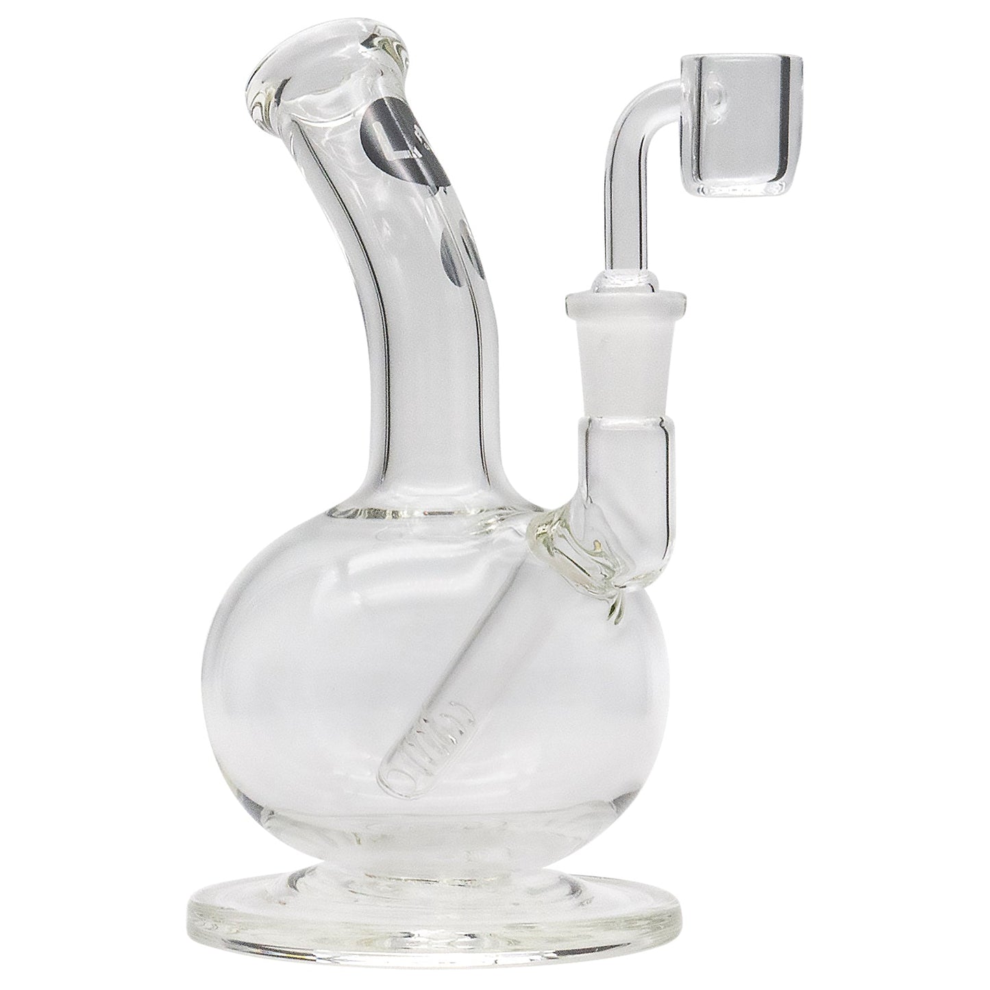 LA Pipes 7” Heavy Glass Mini Pedestal Dab Rig