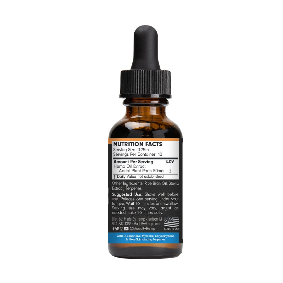 Made by Hemp RELAX Hemp Extract (1oz, 500-2000mg CBD)💧