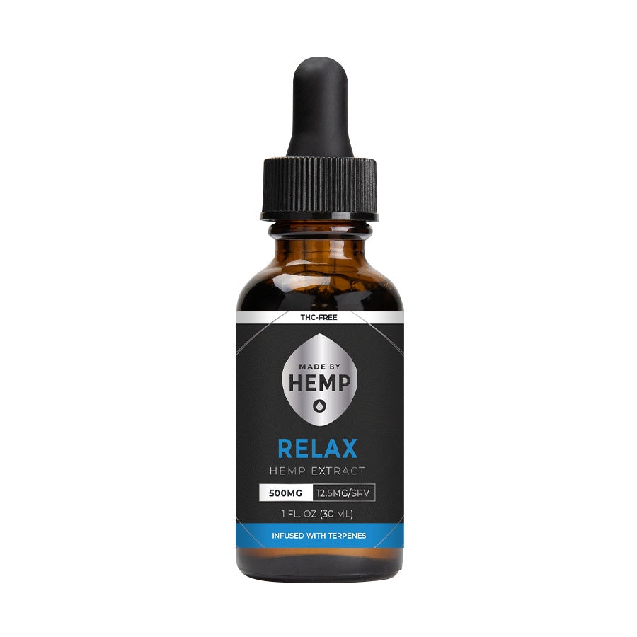 Made by Hemp RELAX Hemp Extract (1oz, 500-2000mg CBD)💧
