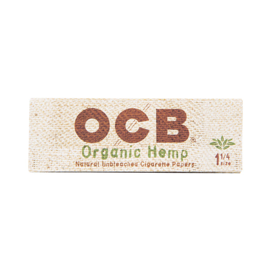 OCB 1.25” Unbleached Organic Hemp Rolling Papers