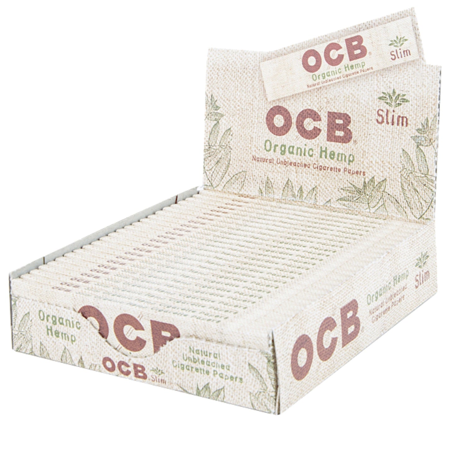 OCB King Slim Unbleached Organic Hemp Rolling Papers