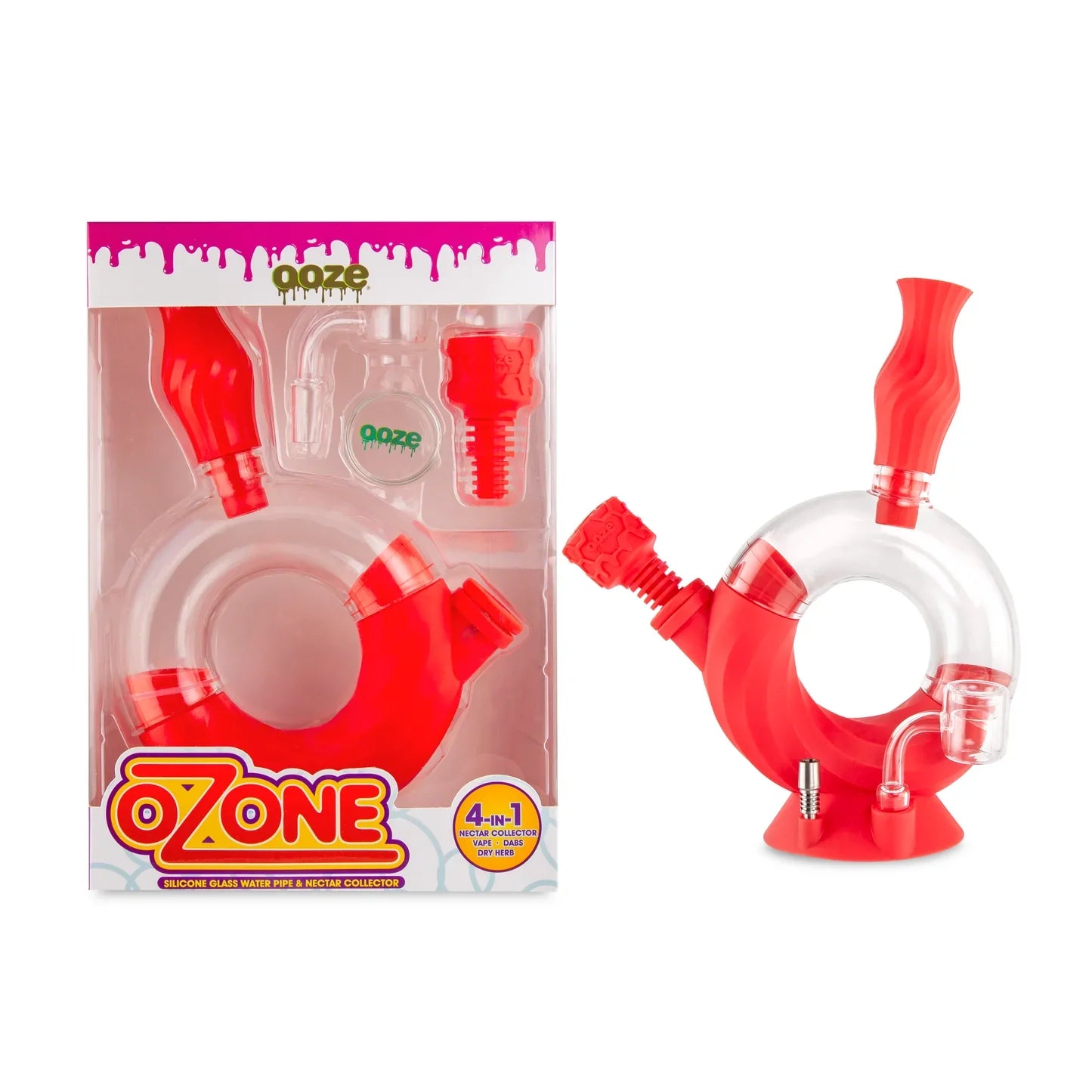 Ooze | Ozone Silicone Water Pipe, Dab Rig & Dab Straw_4