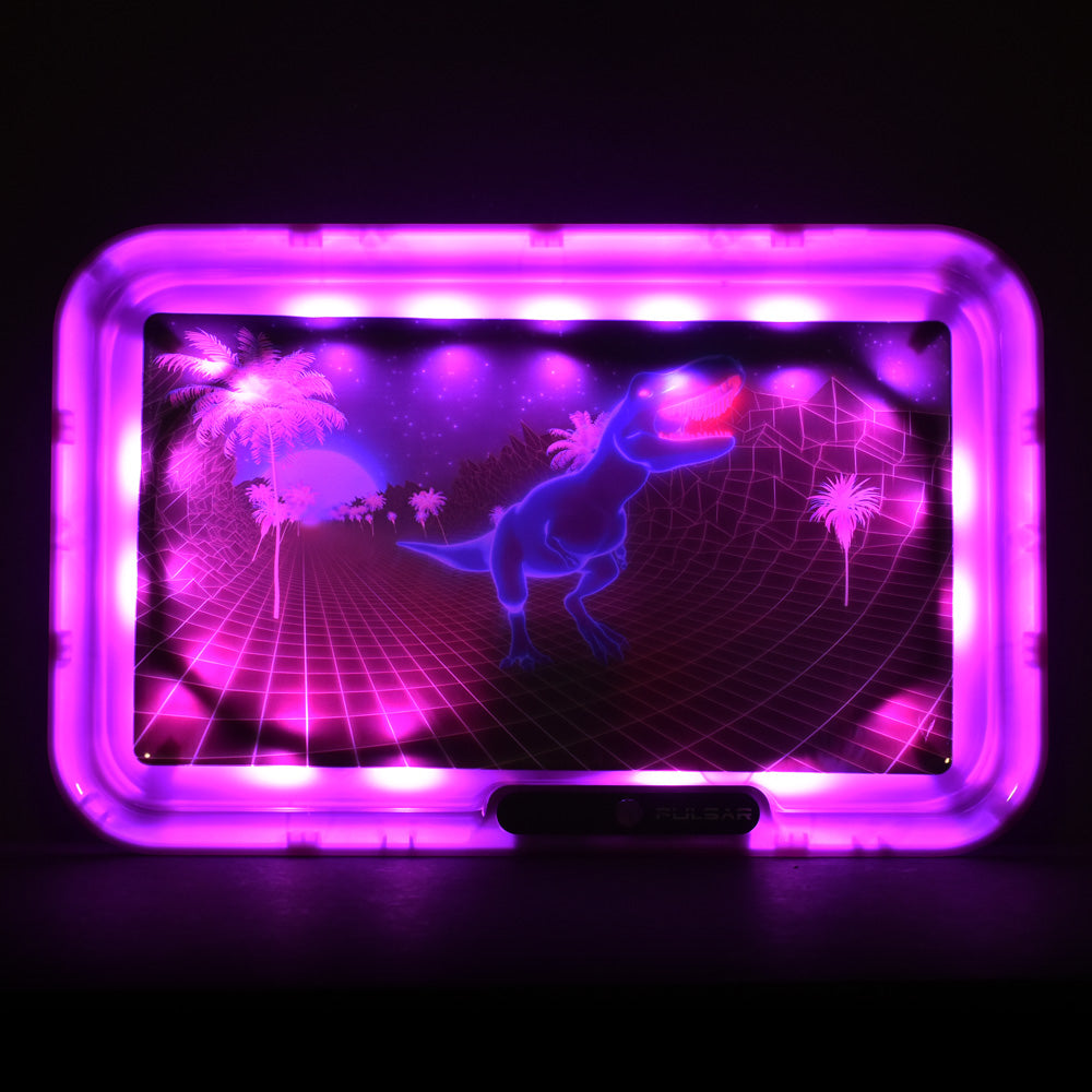 Pulsar LED Rolling Trays (11” x 7”) - Multiple Designs!