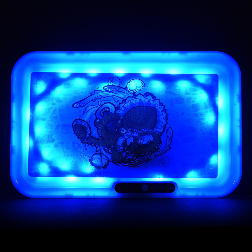 Pulsar LED Rolling Trays (11” x 7”) - Multiple Designs!