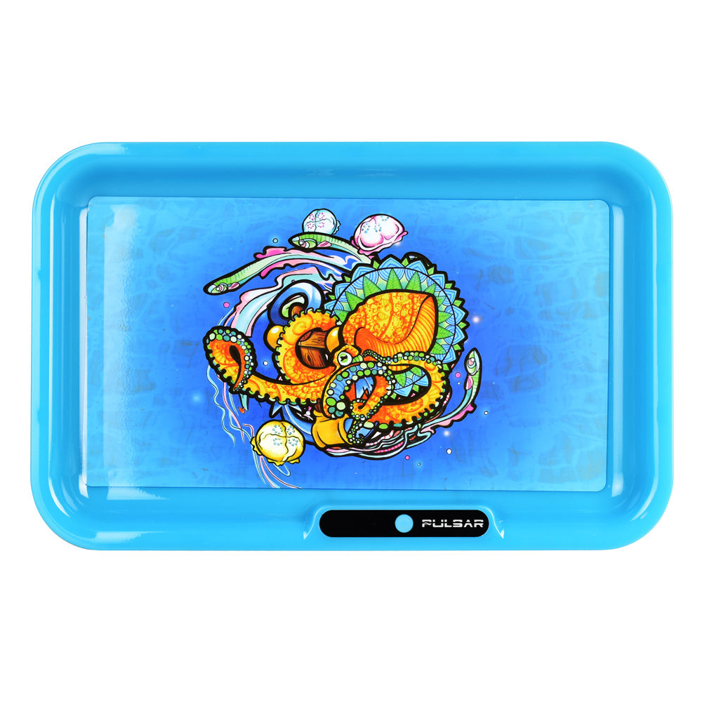 Pulsar LED Rolling Trays (11” x 7”) - Multiple Designs!