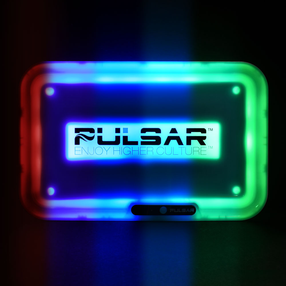 Pulsar LED Rolling Trays (11” x 7”) - Multiple Designs!