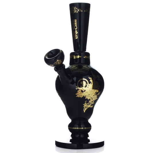 The China Glass "Cao Cao" Dynasty Vase - 12” Water Pipe