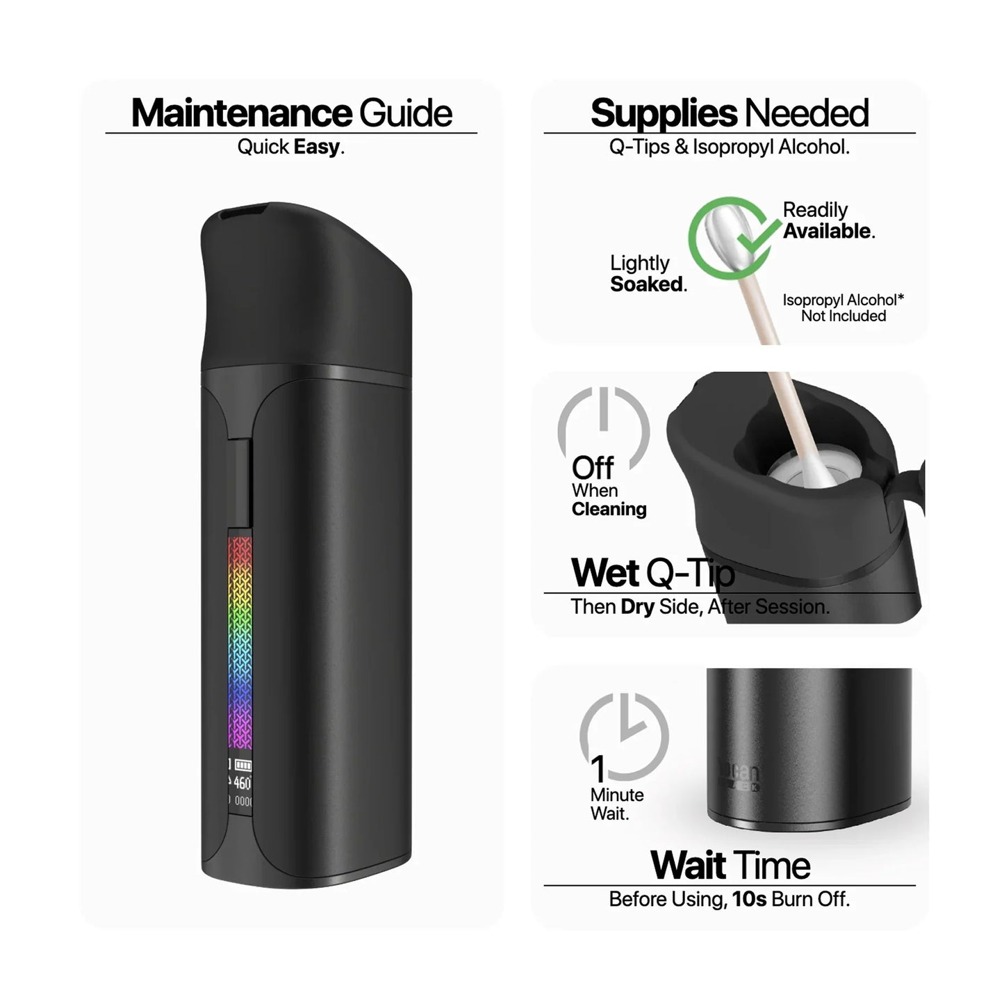 Yocan Black Pocket Concentrate Vaporizer 🍯