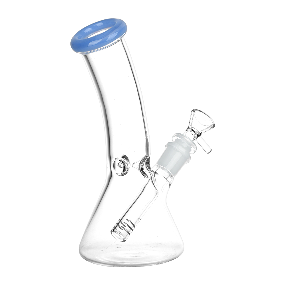 Classic Bent Neck Glass Beaker Bongs - Colors Vary