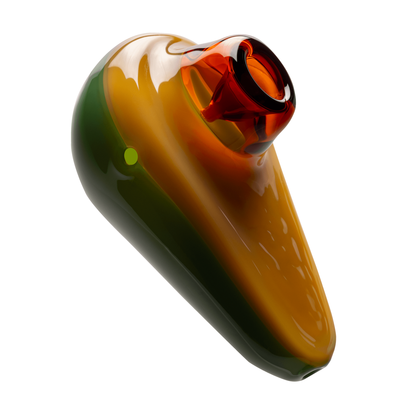 Goody Glass 4.5” Avocado Hand Pipe
