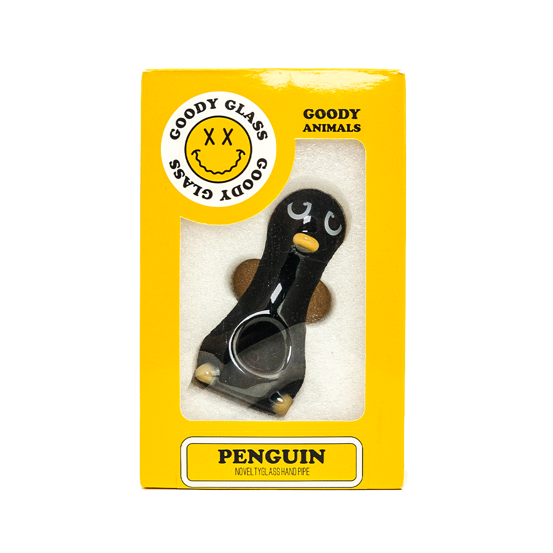 Goody Glass 4” Penguin Hand Pipe